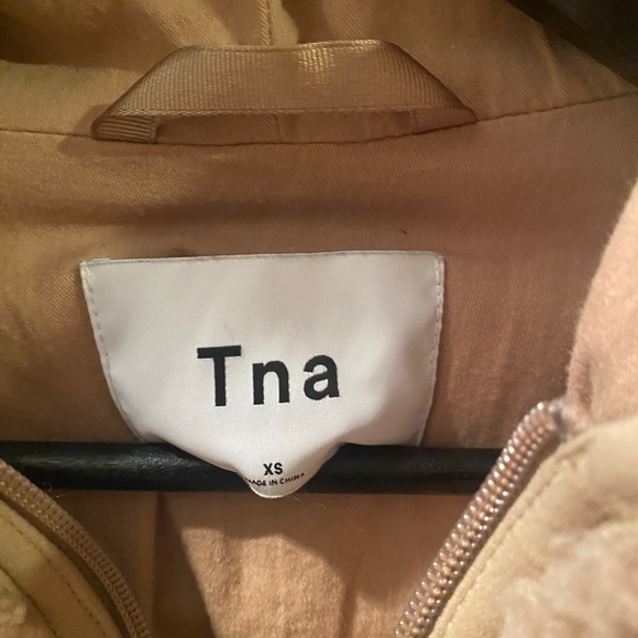 TNA Sherpa hooded zip sweater/ jacket. Size XS. - Picture 8 of 15